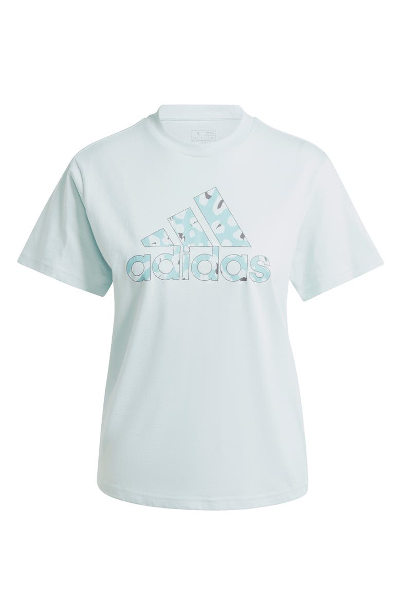 adidas Animal Print Logo Cotton Graphic T-Shirt, Alternate, color, 