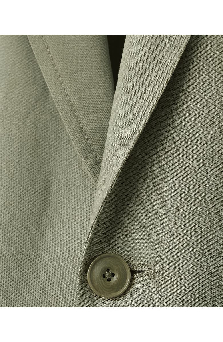 MANGO Slim Fit Blazer, Alternate, color, Green