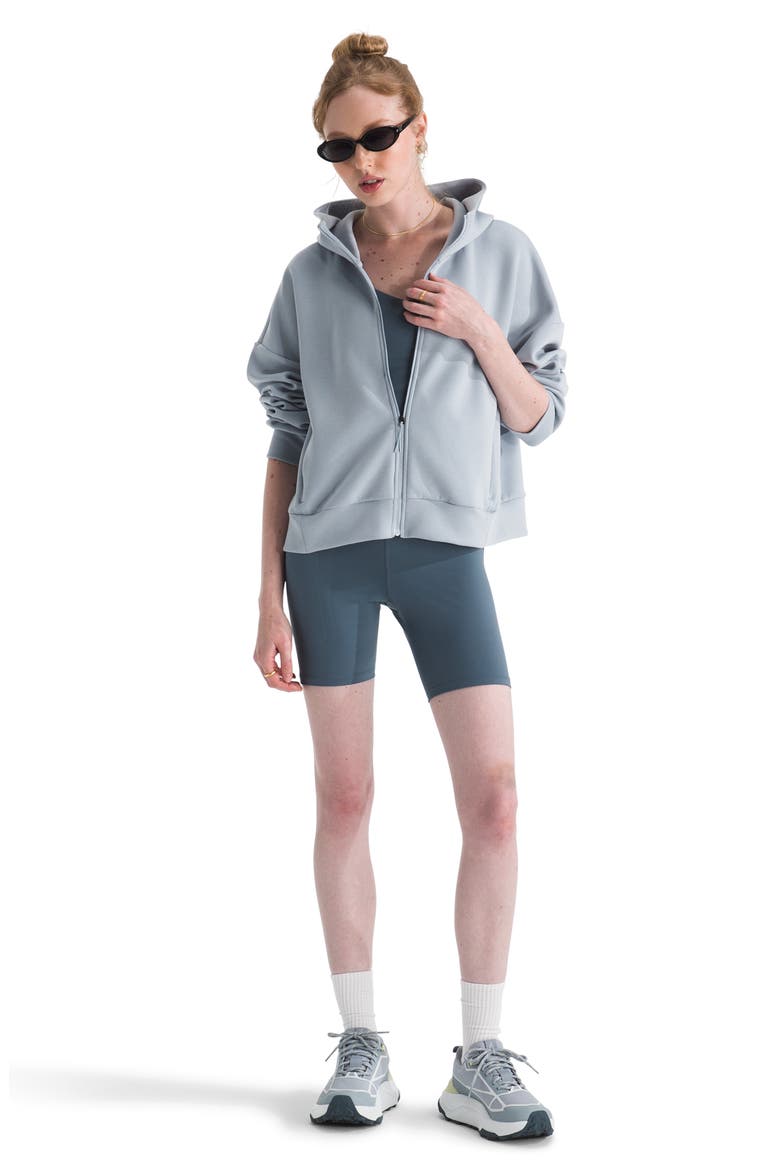 Jaida Full Zip Hooded Jacket, Alternate, color, FROST GREY