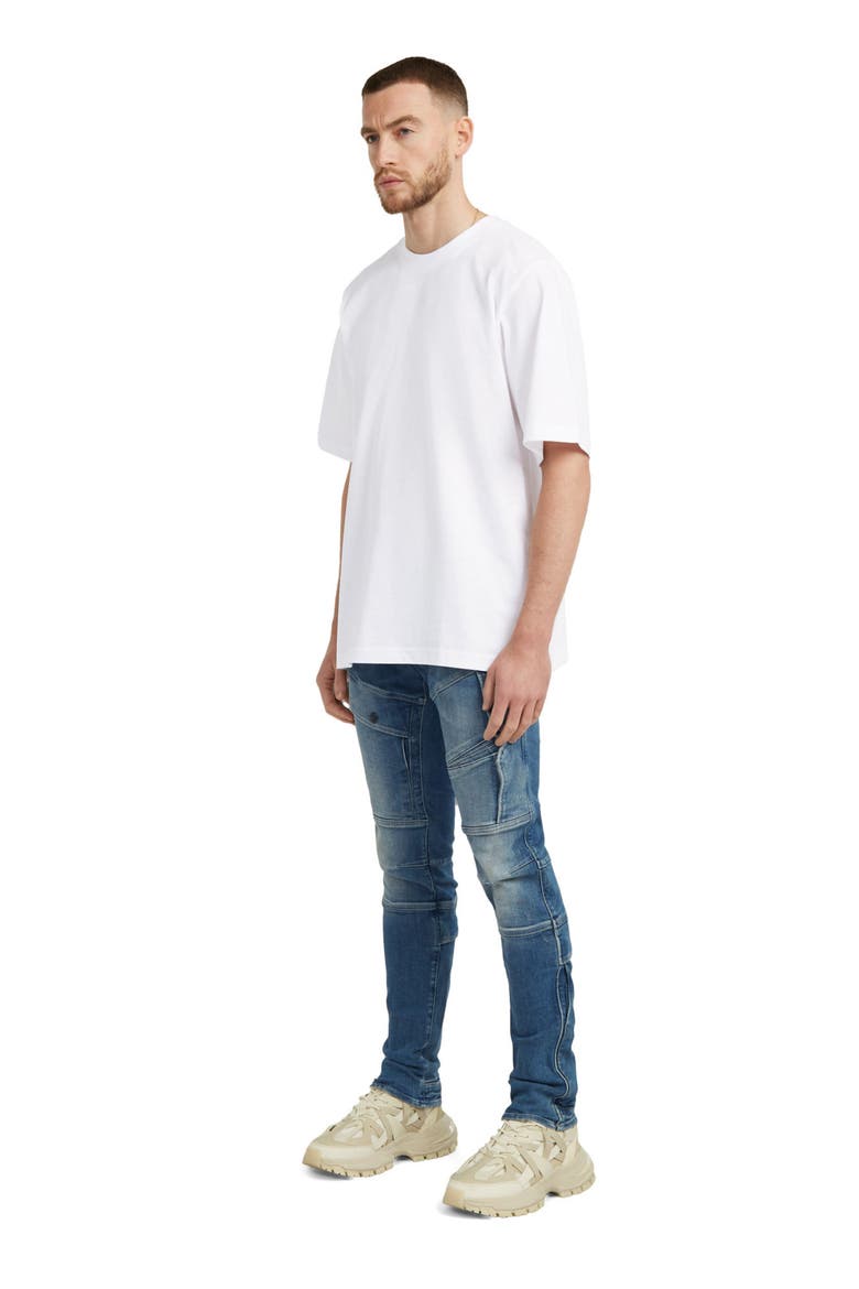 Airblaze 3D Skinny Jeans, Alternate, color, ANTQ FADED NIAGARA DESTROYED