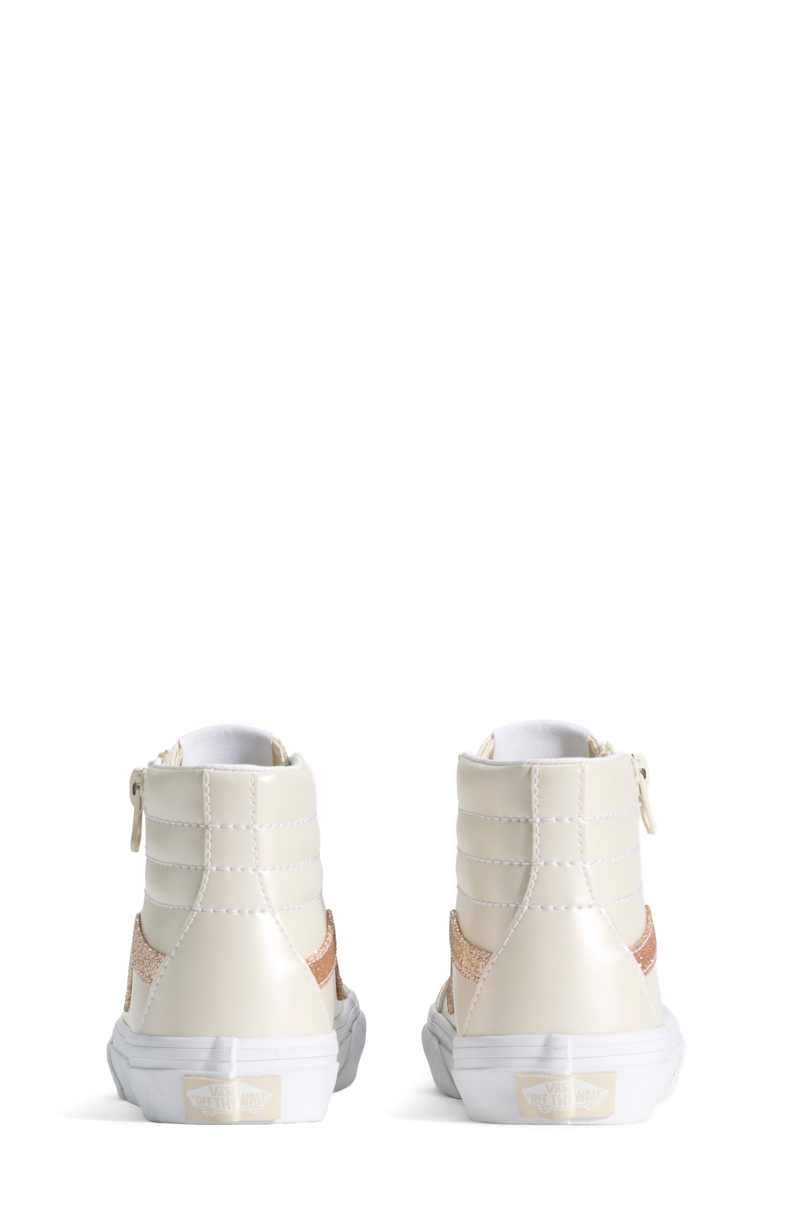 Vans Sk8-Hi Reissue Side Zip Sneaker, Alternate, color, Turtledove