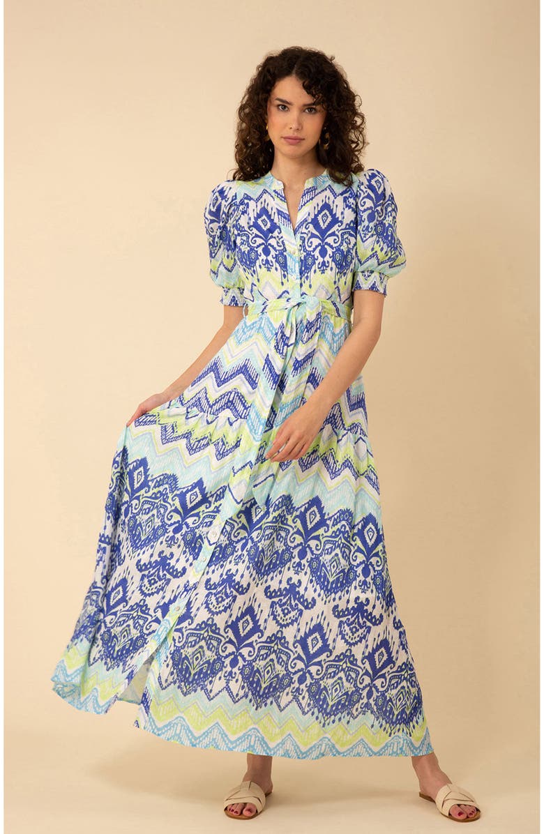 Hale Bob Sydney Linen Maxi Dress, Alternate, color,
