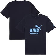 PUMA Men's Puma Navy Manchester City 2025/26 King Logo T-Shirt