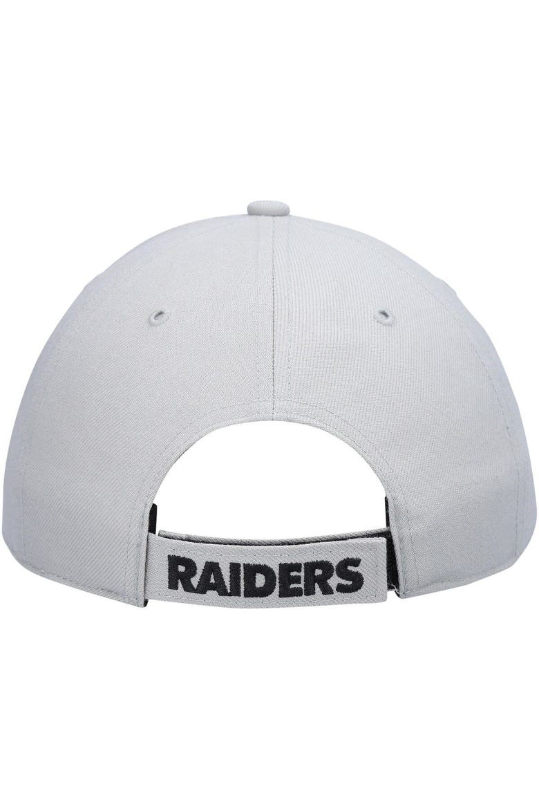 Men's '47 Gray Las Vegas Raiders MVP Adjustable Hat, Alternate, color, Gray