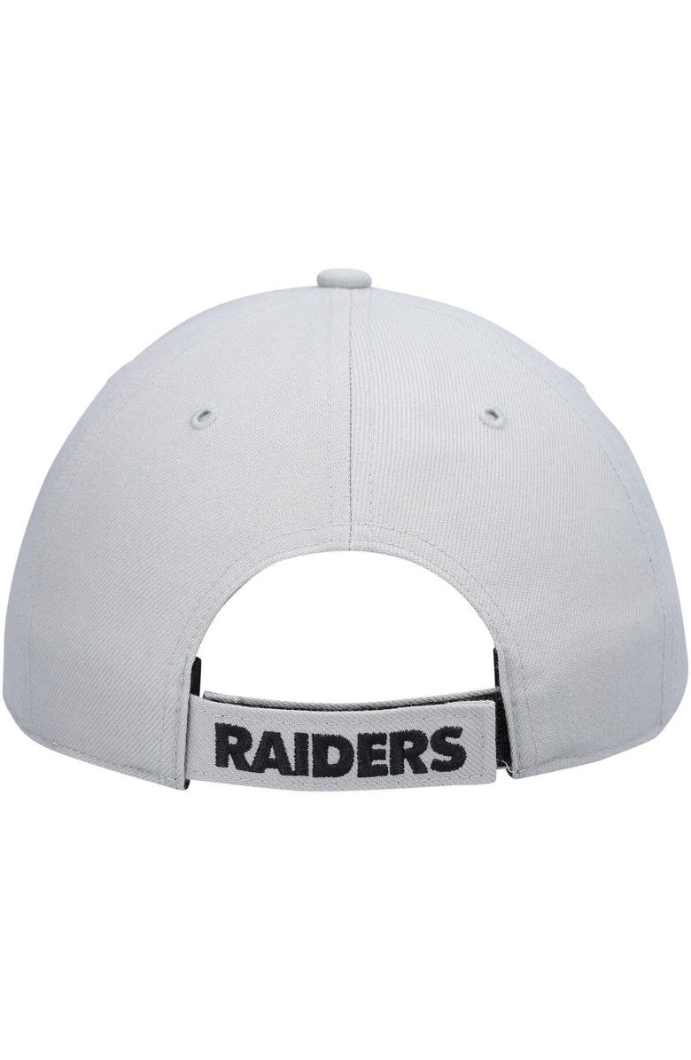 '47 Men's '47 Gray Las Vegas Raiders MVP Adjustable Hat, Alternate, color, 