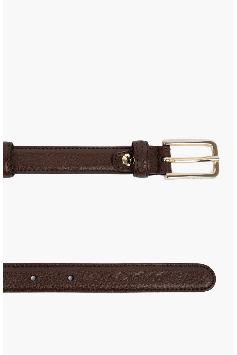 Timeless Classic Thin Leather Belt 913, Alternate, color, Brown