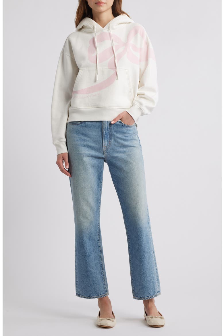 Brunella Cotton Hoodie, Alternate, color, ROSE WHITE