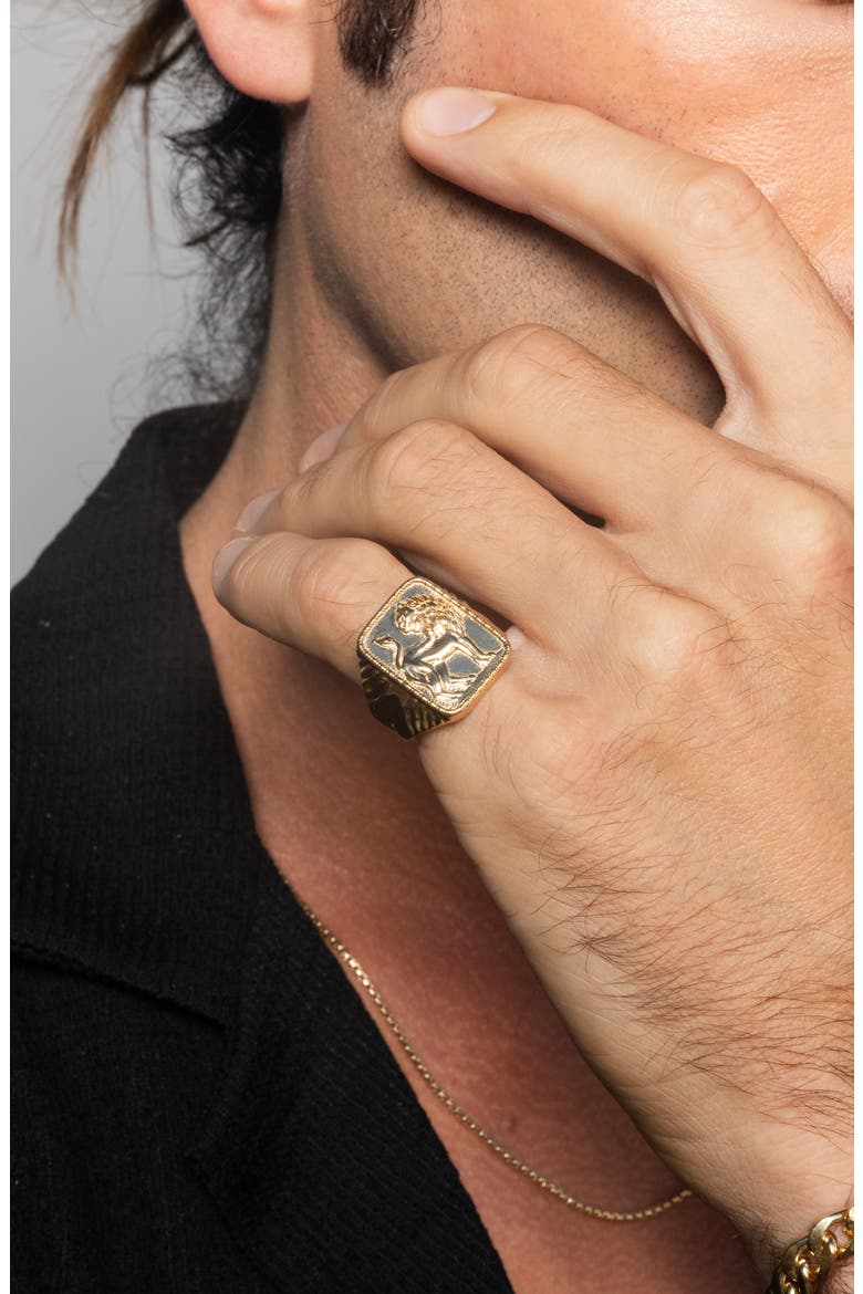 Men's Judah Ring, Alternate, color, GOLD