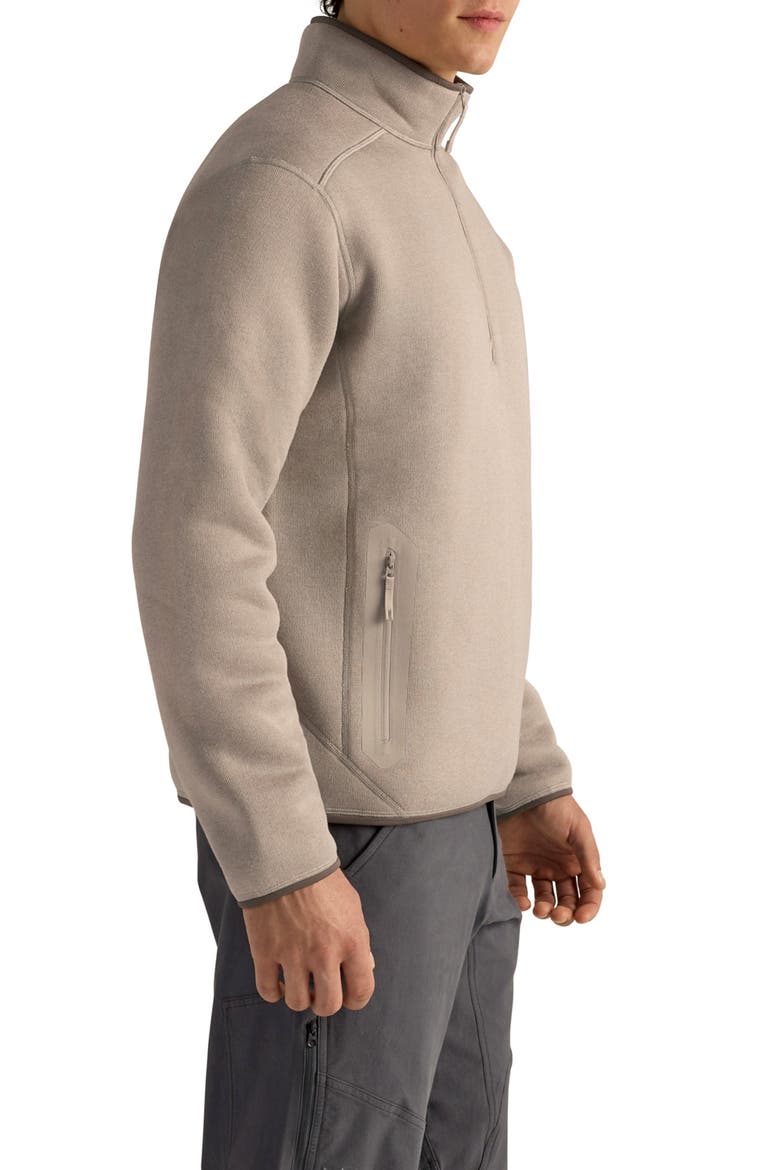 Covert Half Zip Fleece Pullover, Alternate, color, RUNE HEATHER