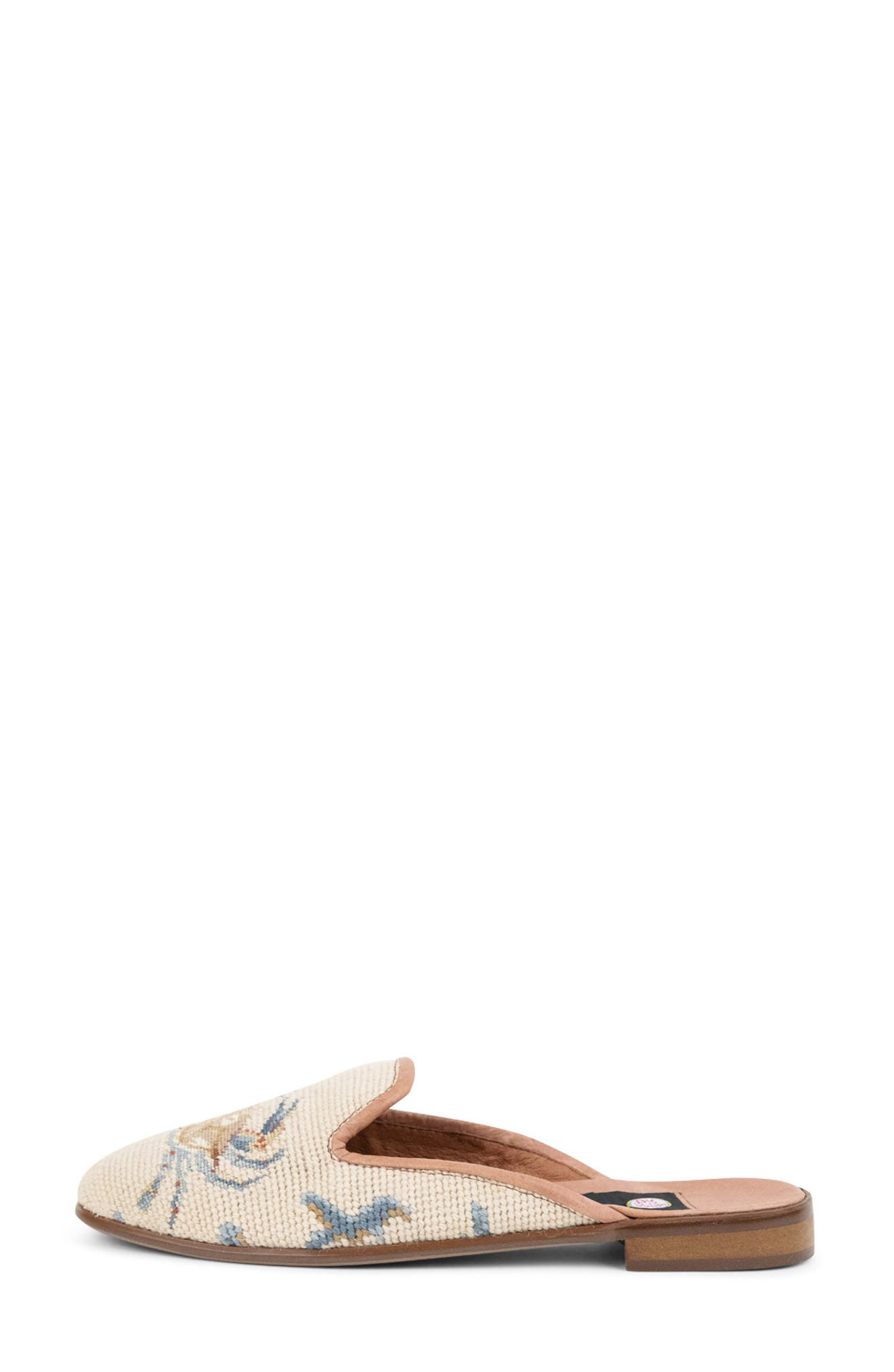 ByPaige Needlepoint Crab Mule, Alternate, color, 