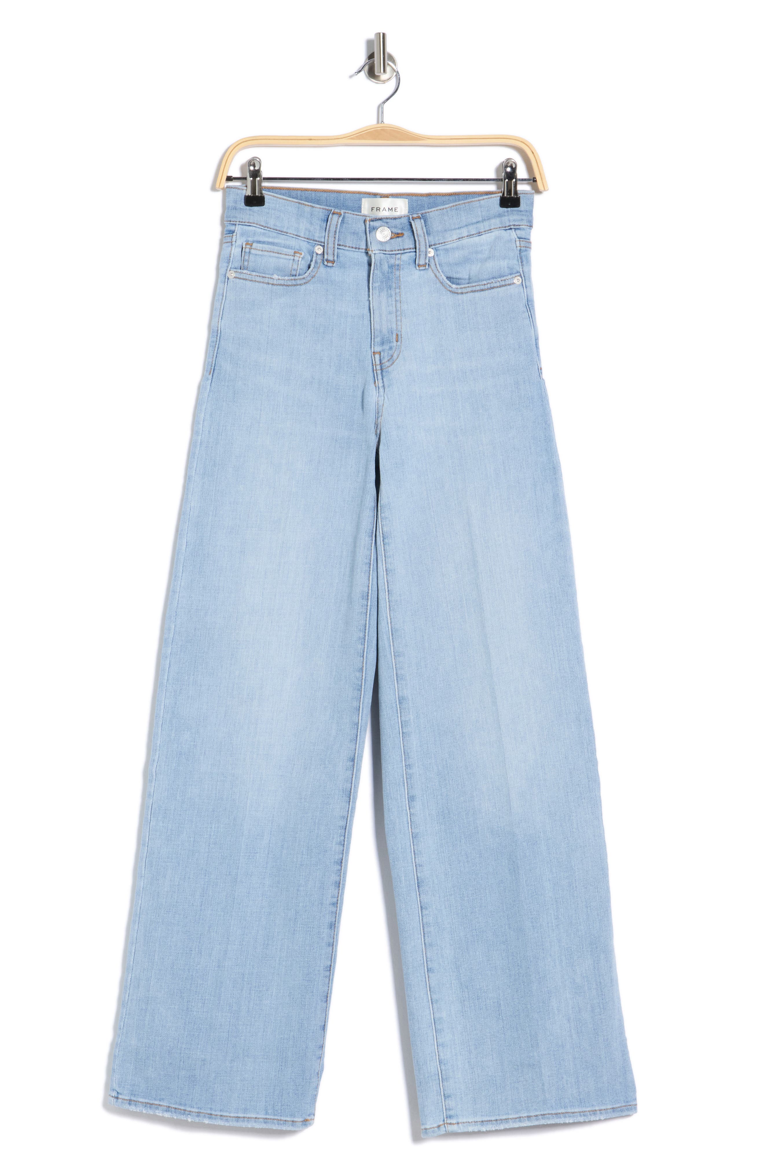 FRAME The High Rise Wide Leg Jeans