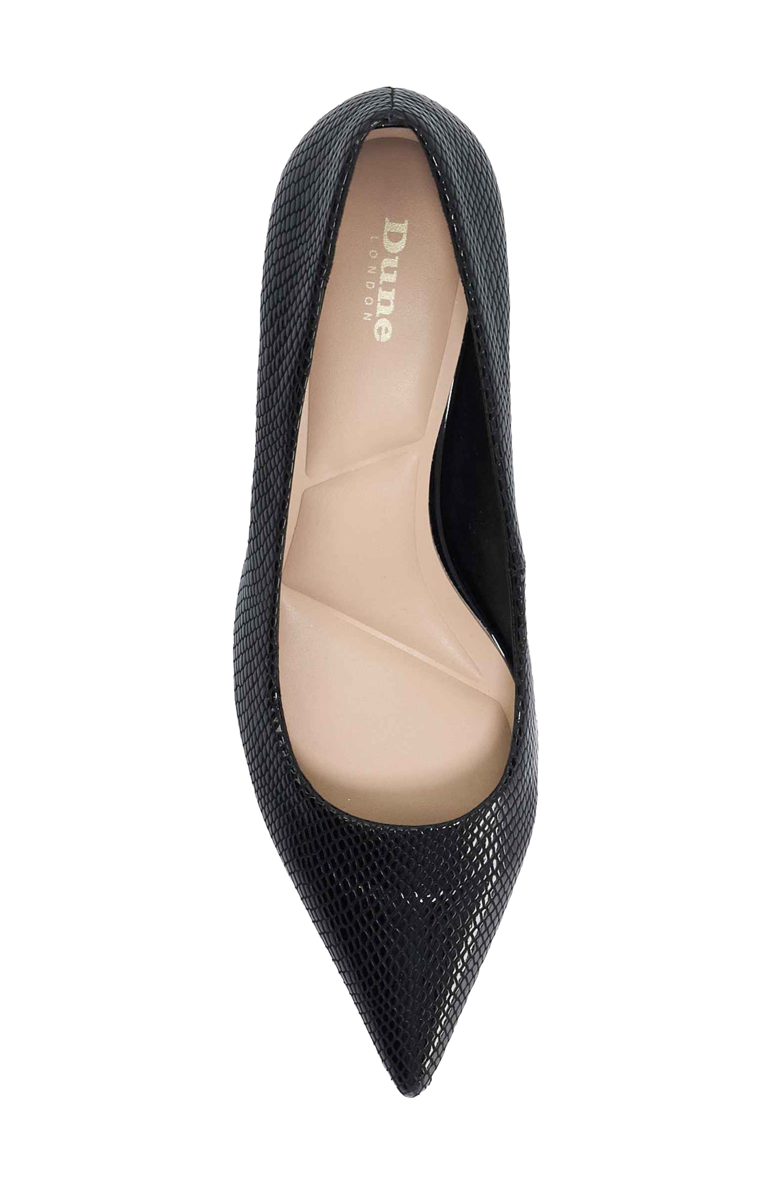 Dune London Amira Pointed Toe Pump, Alternate, color, Black