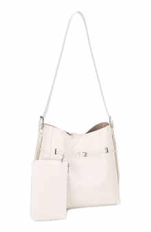 Mali + Lili Amy Vegan Leather Bucket Bag