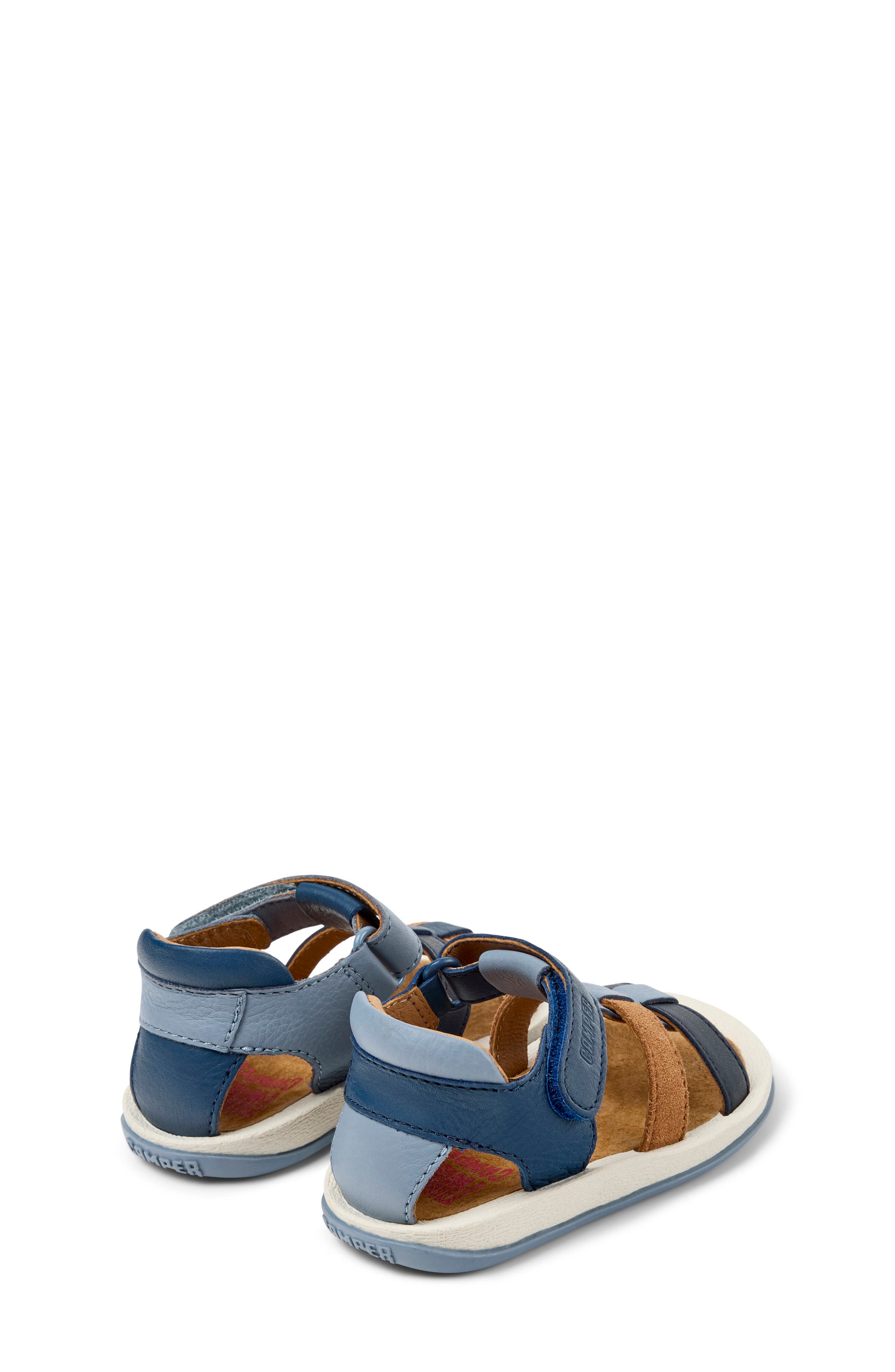 Kids' Bicho Twins Mismatch Sandal, Alternate, color, BLUE MULTI