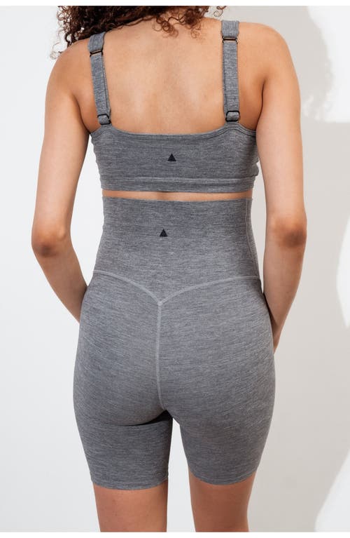 Vitality Daydream Maternity Rider Short In Gray