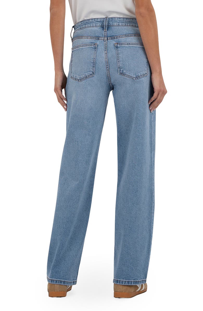 SWAT FAME Selena Low Rise Baggy Straight Leg Jeans, Alternate, color, Bravery