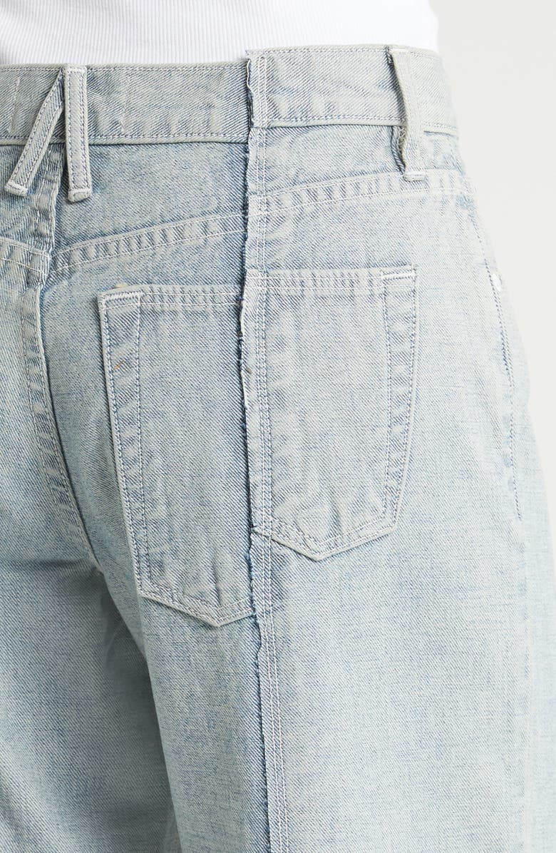 SLVRLAKE Mica Paneled Low Rise Wide Leg Jeans, Alternate, color,