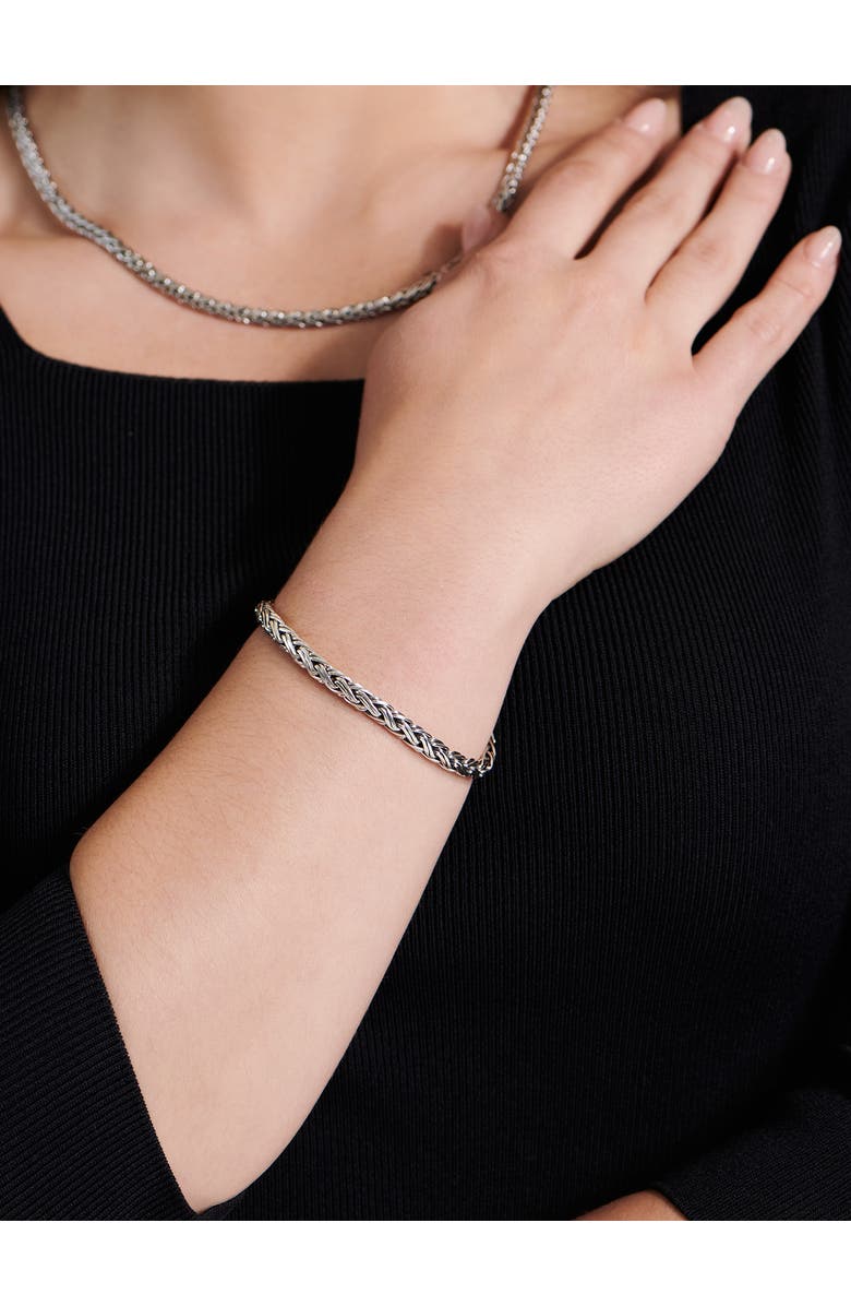 DEVATA Paddy Oval Chain Bracelet in Sterling Silver, 6mm, Alternate, color, Silver