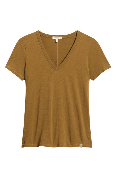 The Slub V-Neck T-Shirt