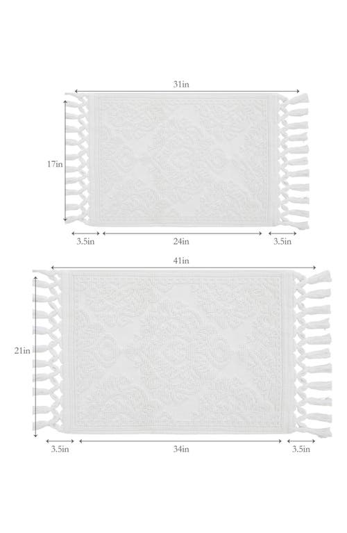 Jean Pierre New York Ricardo Fringe Cotton 2-piece Bath Rug Set