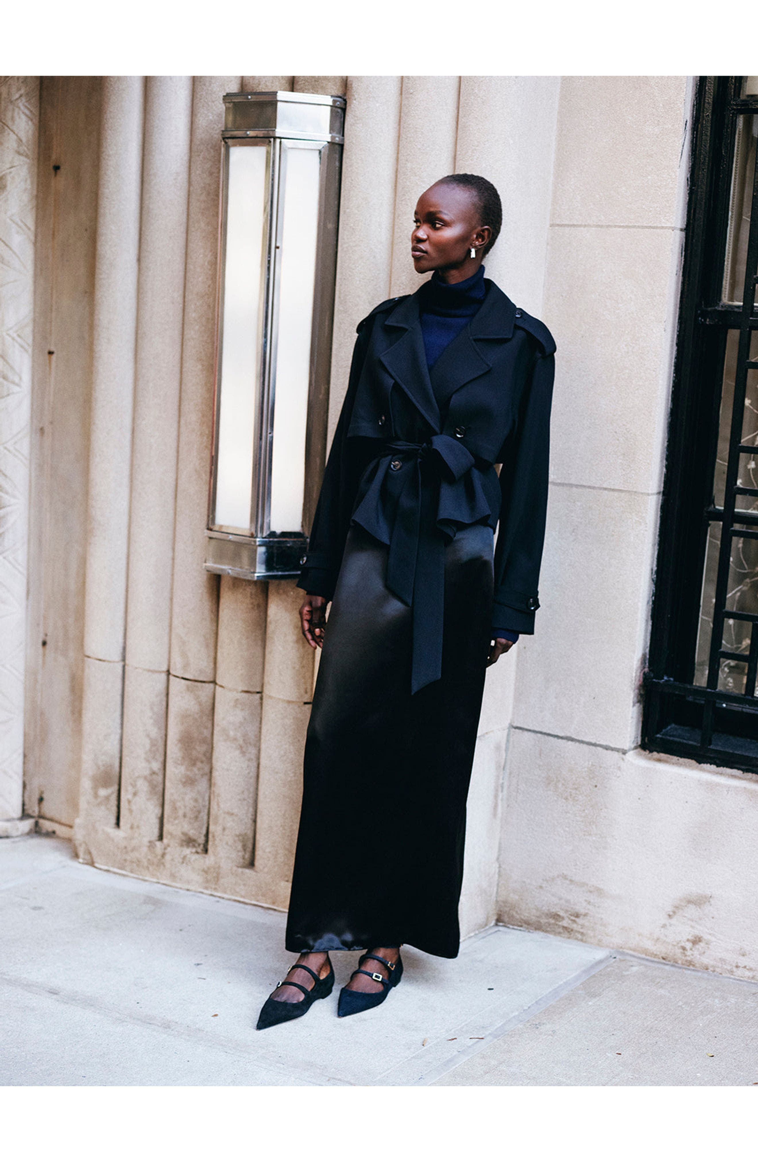 MARION PARKE Francine Flat Mary Jane Shoes Haircalf, Alternate, color, Leopard