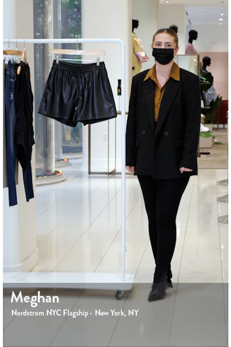Viviette Faux Leather Shorts video