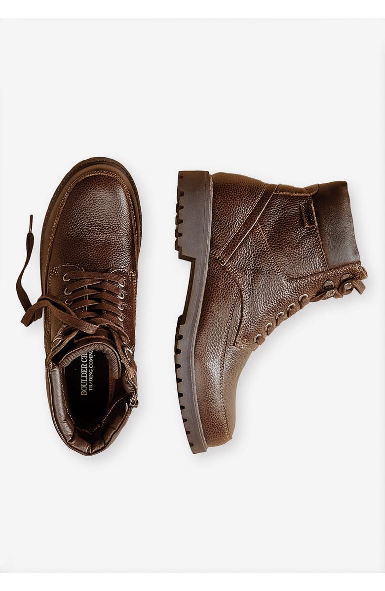 KingSize Zip-Up Work Boots, Alternate, color, Dark Brown