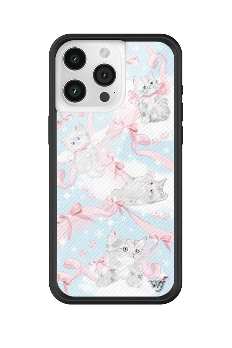 Kitten Around iPhone Case, Alternate, color, Blue