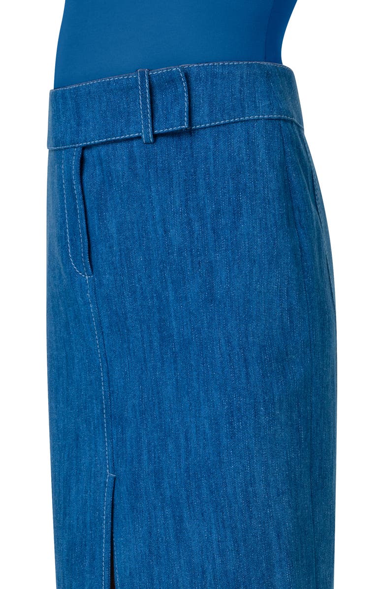 Akris punto Denim Pencil Skirt, Alternate, color, 