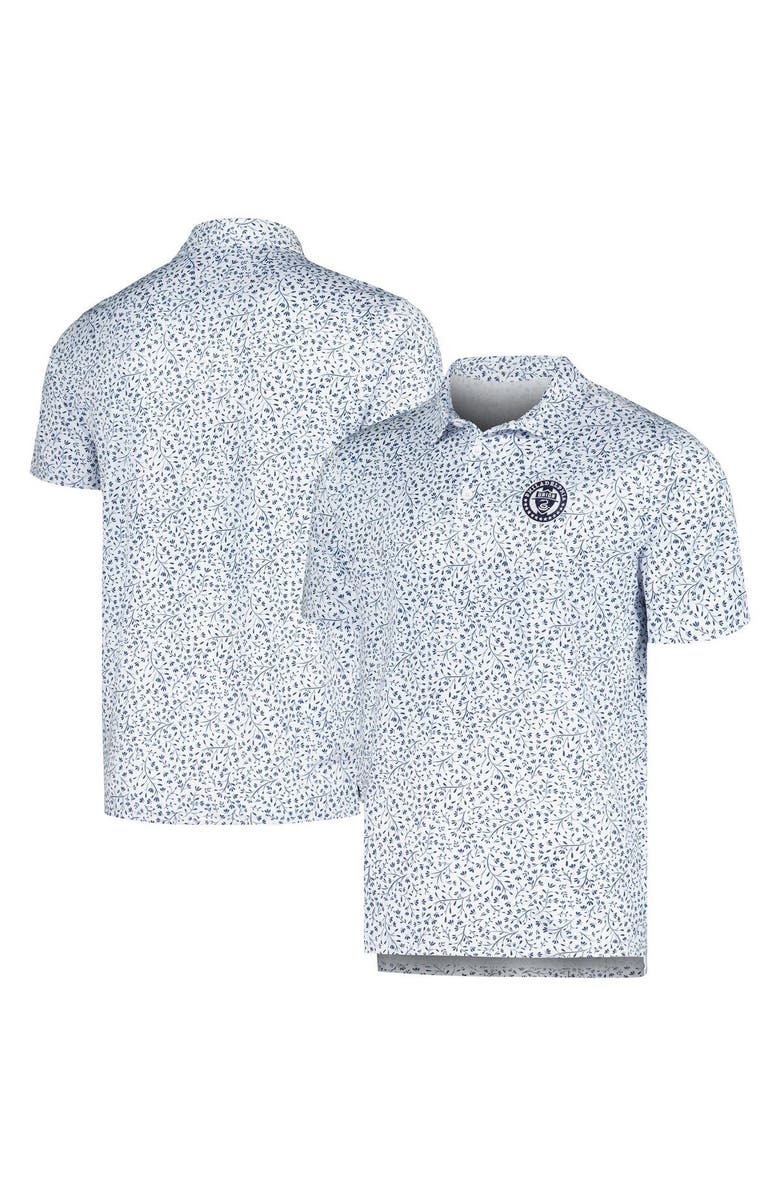 ANTIGUA Men's Antigua White Philadelphia Union Motion Polo, Main, color, 