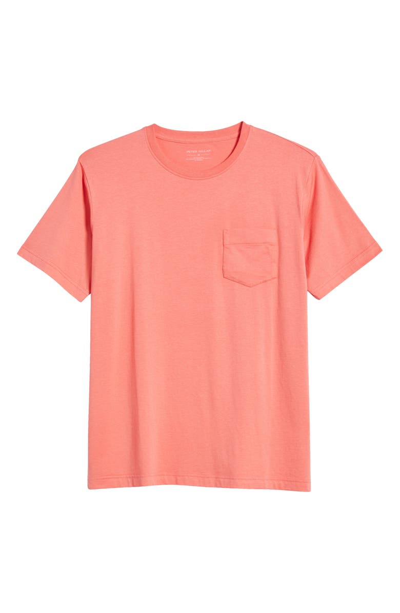 Peter Millar Crown Comfort Pocket T-Shirt, Alternate, color, Geranium