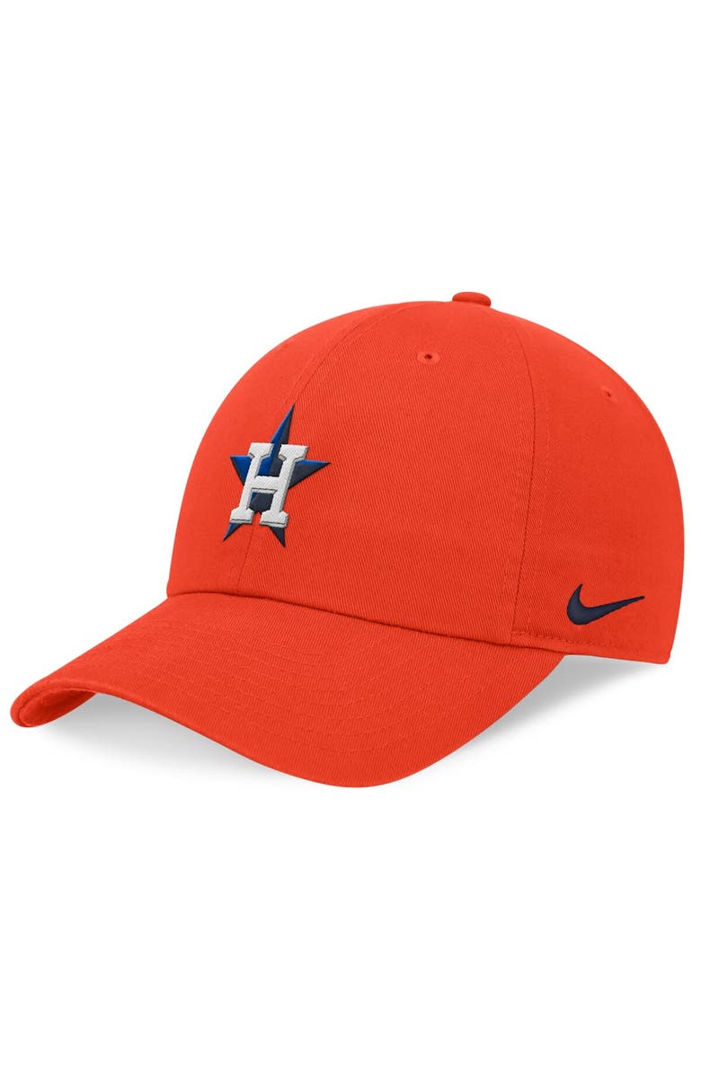 Nike Men's Nike Orange Houston Astros Evergreen Club Adjustable Hat, Main, color, Orange