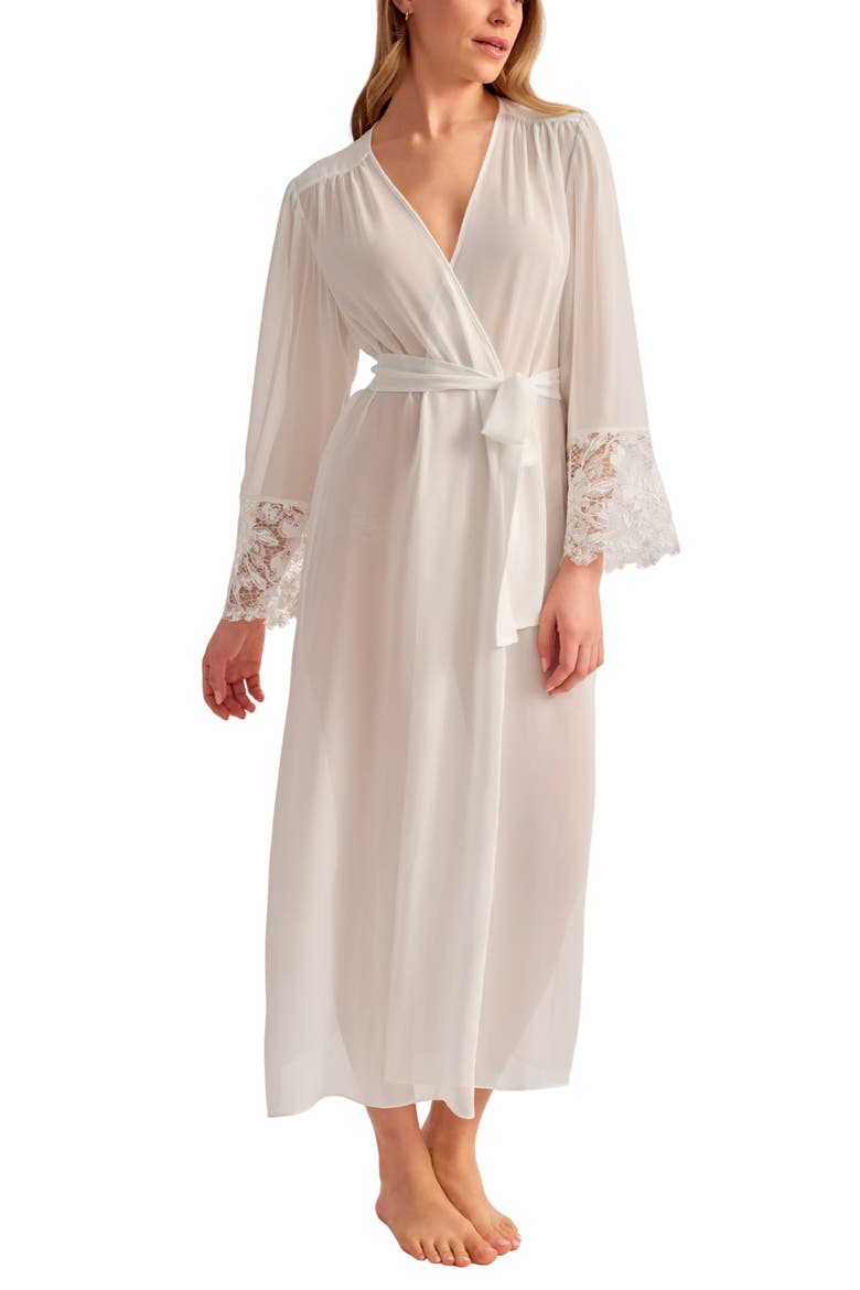 Duchess Chiffon Robe, Alternate, color, IVORY