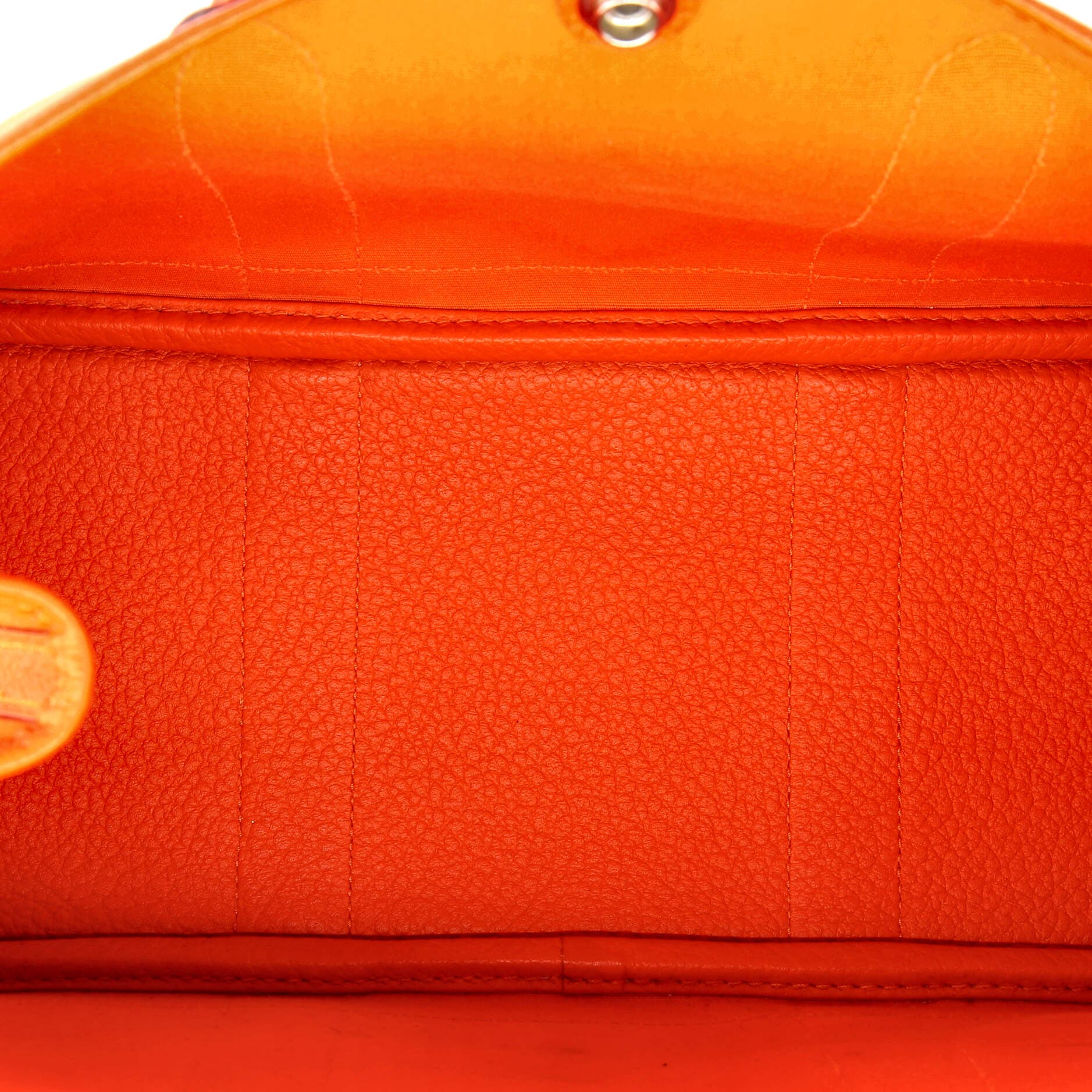 Pre-Owned Hermes Garden Party Tote Toile and Leather 30, Alternate, color, Feu