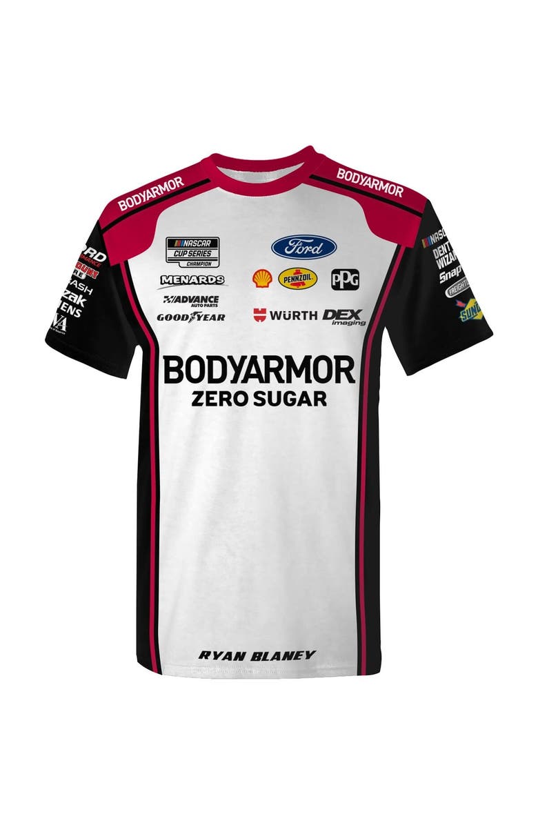 TEAM PENSKE Men's Team Penske  Black Ryan Blaney BodyArmor Uniform T-Shirt, Alternate, color, Black