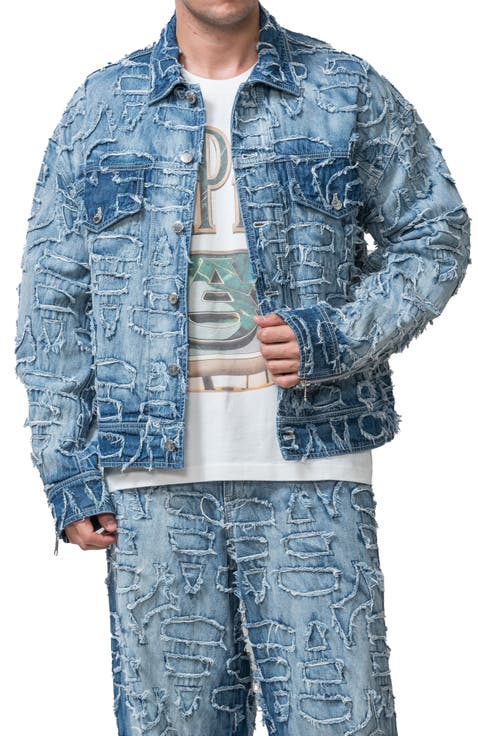 Alida Burnout Denim Jacket