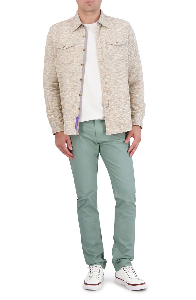 Robert Graham Strorrs Space Dye Knit Button-Up Shirt, Alternate, color, 