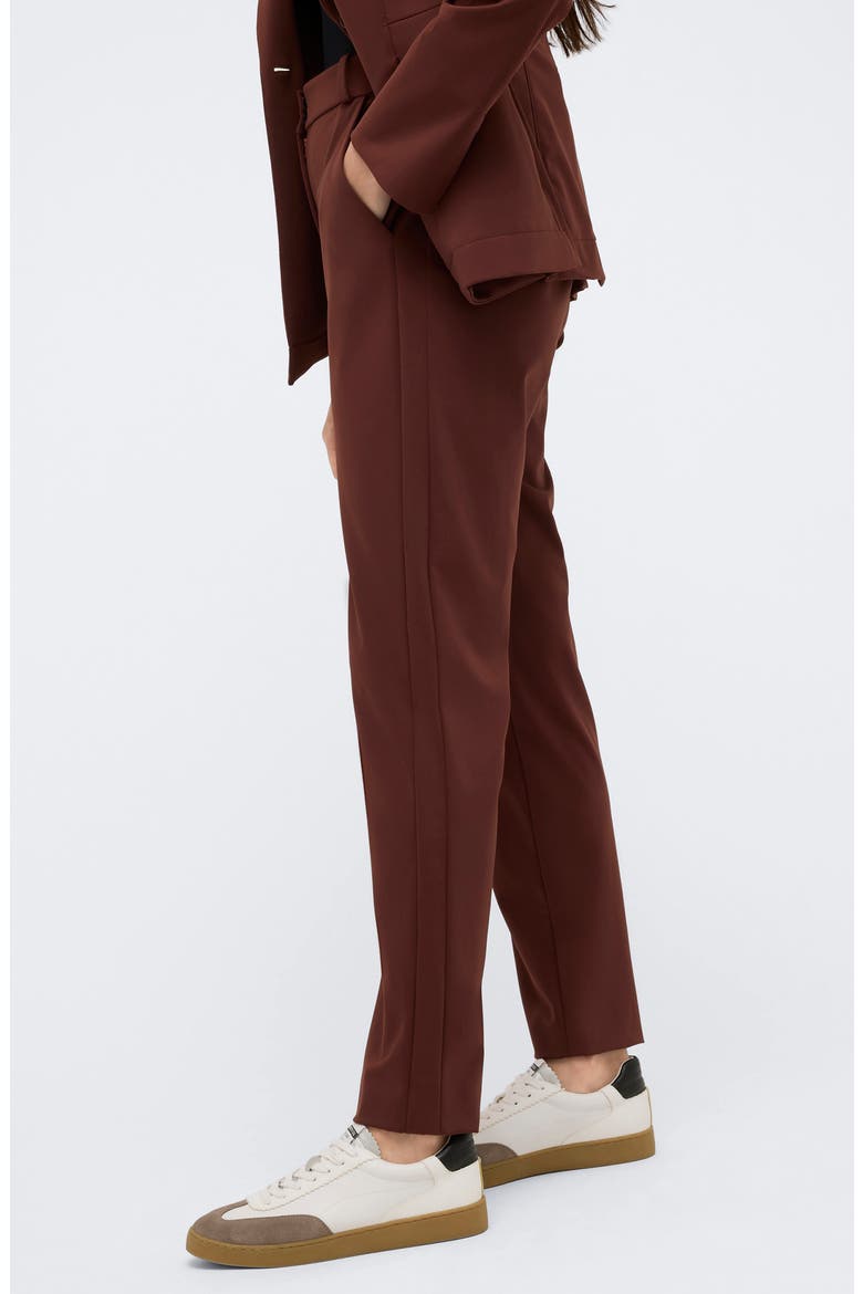 Straight Leg Pants, Alternate, color, DEEP CHESTNUT