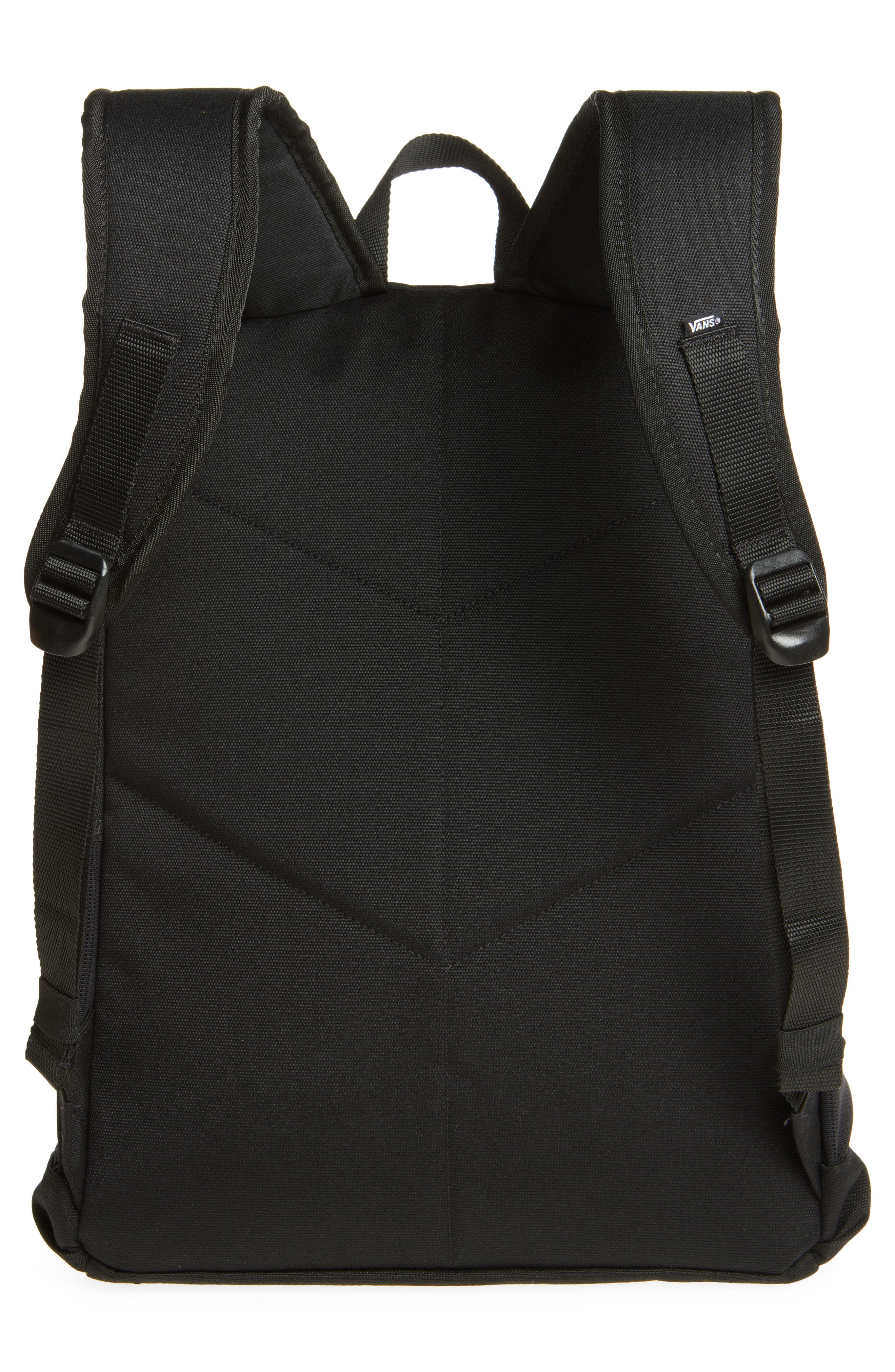 Off the Wall Skate Backpack, Alternate, color, BLACK