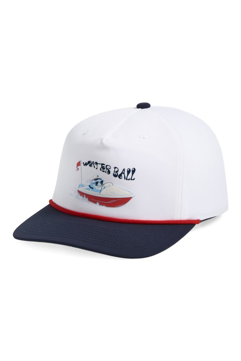 North Shore Baseball Cap, Main, color, WHT