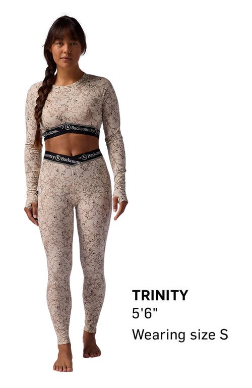 Backcountry Cedars Rws Merino Lt-wt Baselayer Cropped Crew Top In Neutral