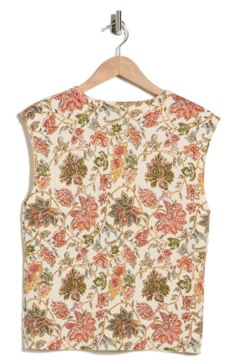 ELIE ELIE TAHARI Floral Jacquard Sweater, Alternate, color, Chintz Floral Print