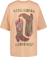 Billabong Kids' Roam Oversize Cotton Graphic T-Shirt