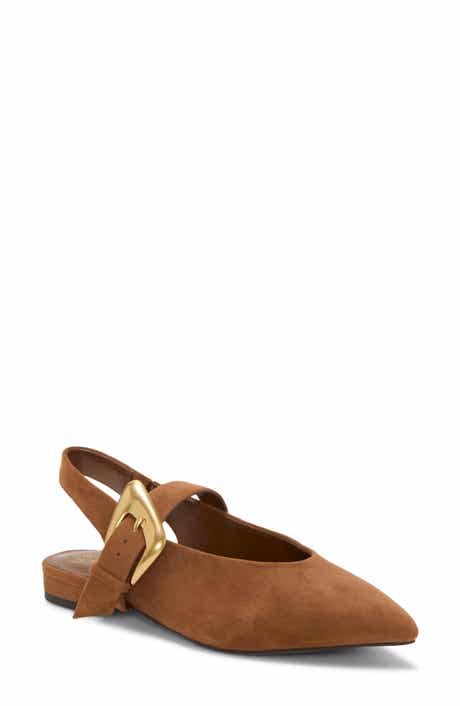 Vince Camuto Amoret Pointed Toe Slingback Flat