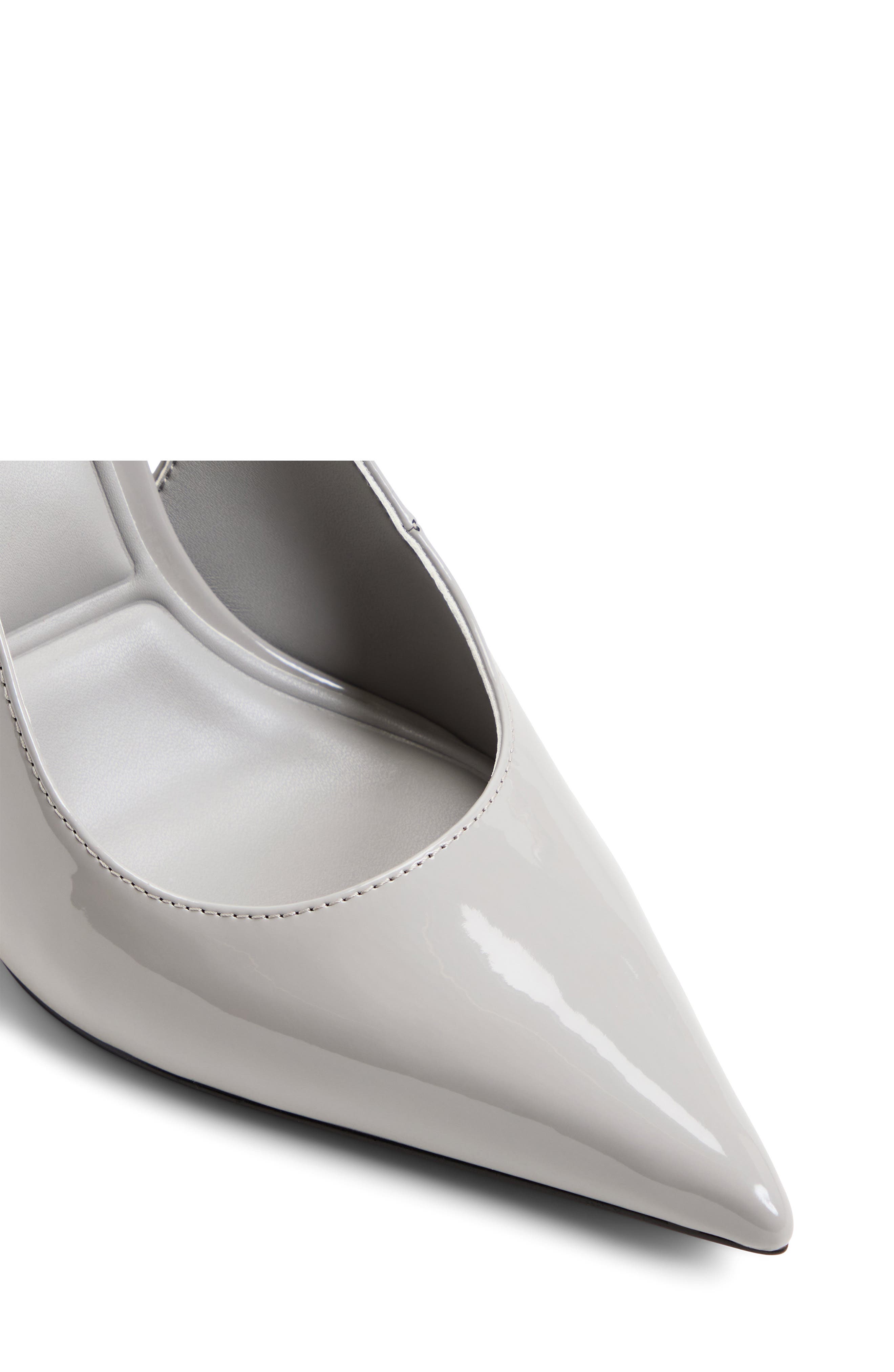 Stessy 2.0 Pointed Toe Slingback Pump, Alternate, color, LIGHT GREY