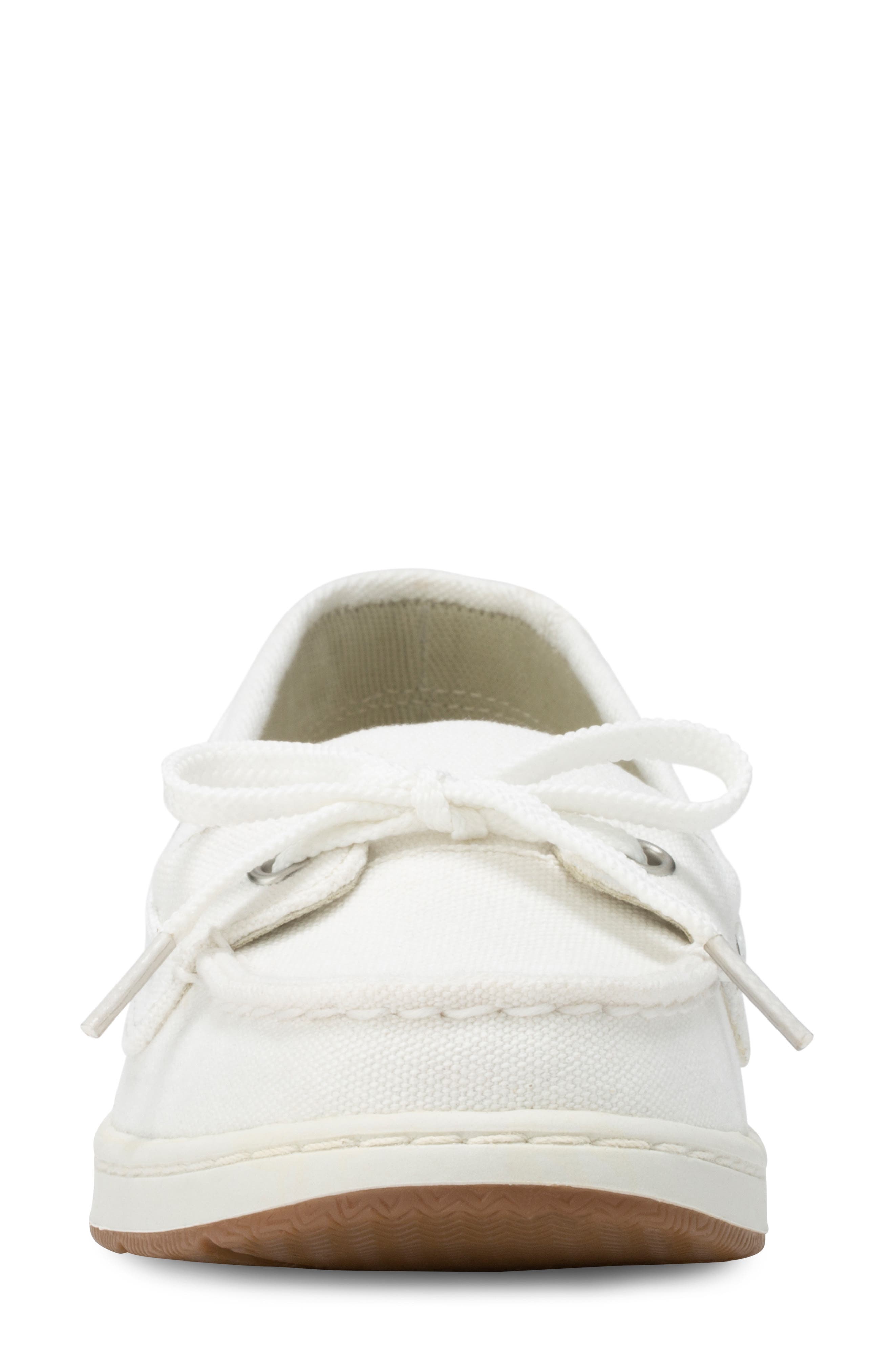 Eastland Sunset Boat Shoe, Alternate, color, White
