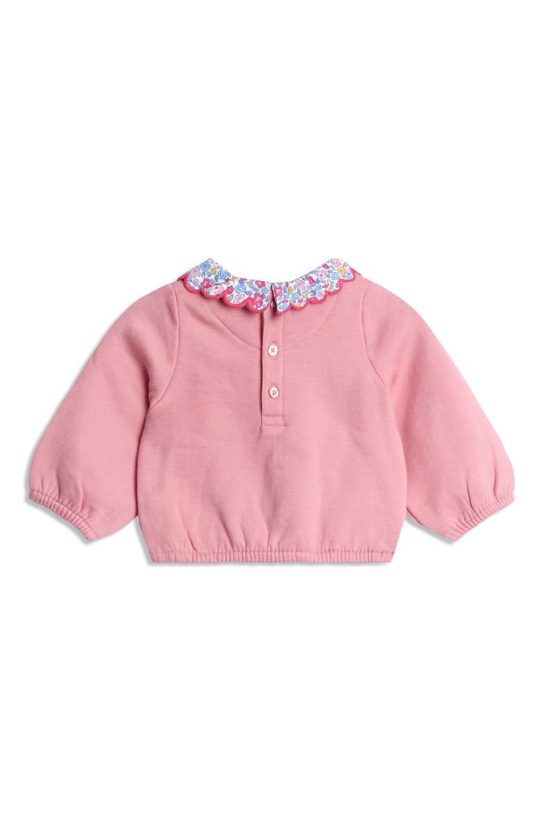 Bunny Appliqué Sweatshirt & Leggings Set, Alternate, color, PINK