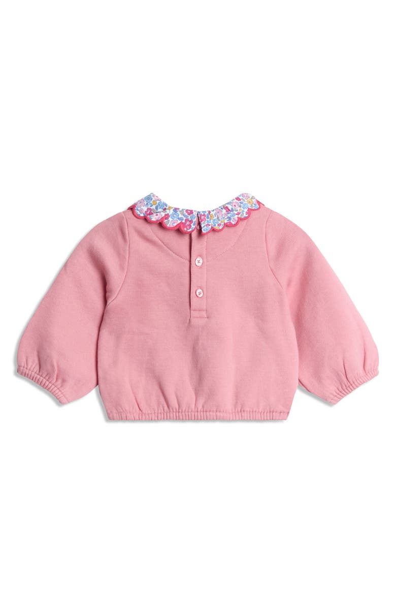 JOJO MAMAN BEBE Bunny Appliqué Sweatshirt & Leggings Set, Alternate, color, Pink