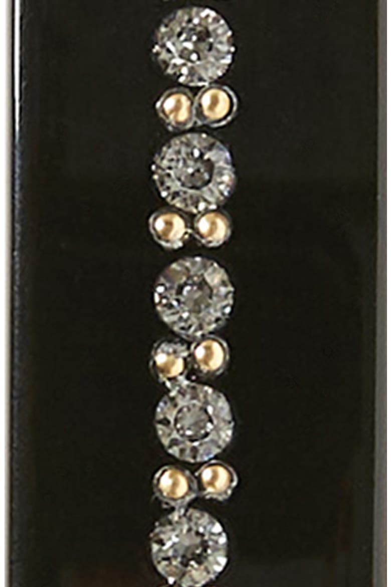 Crystal Barrette, Alternate, color, BLACK