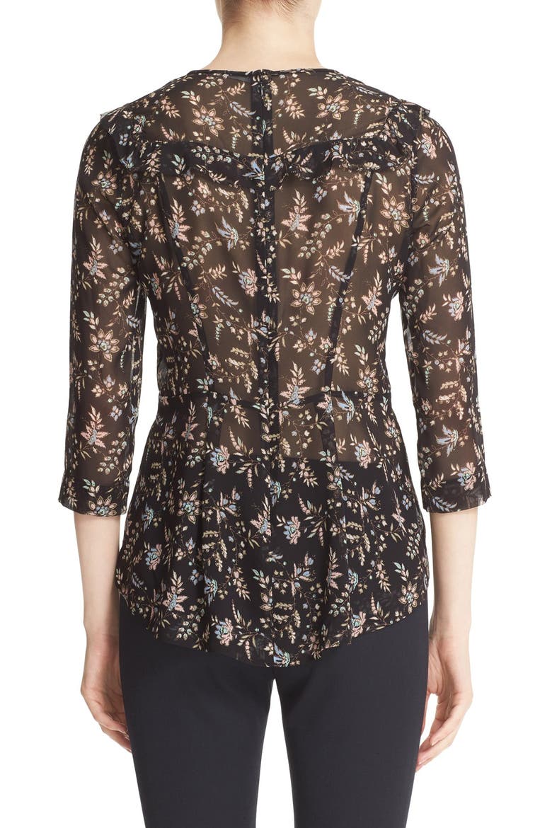 Veronica Beard Thompson Ruffle Blouse (Women) | Nordstrom